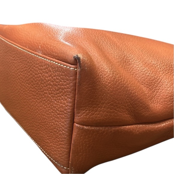 Dooney & Bourke Leather Crossbody Bag With Charms Terracotta - Picture 10 of 15